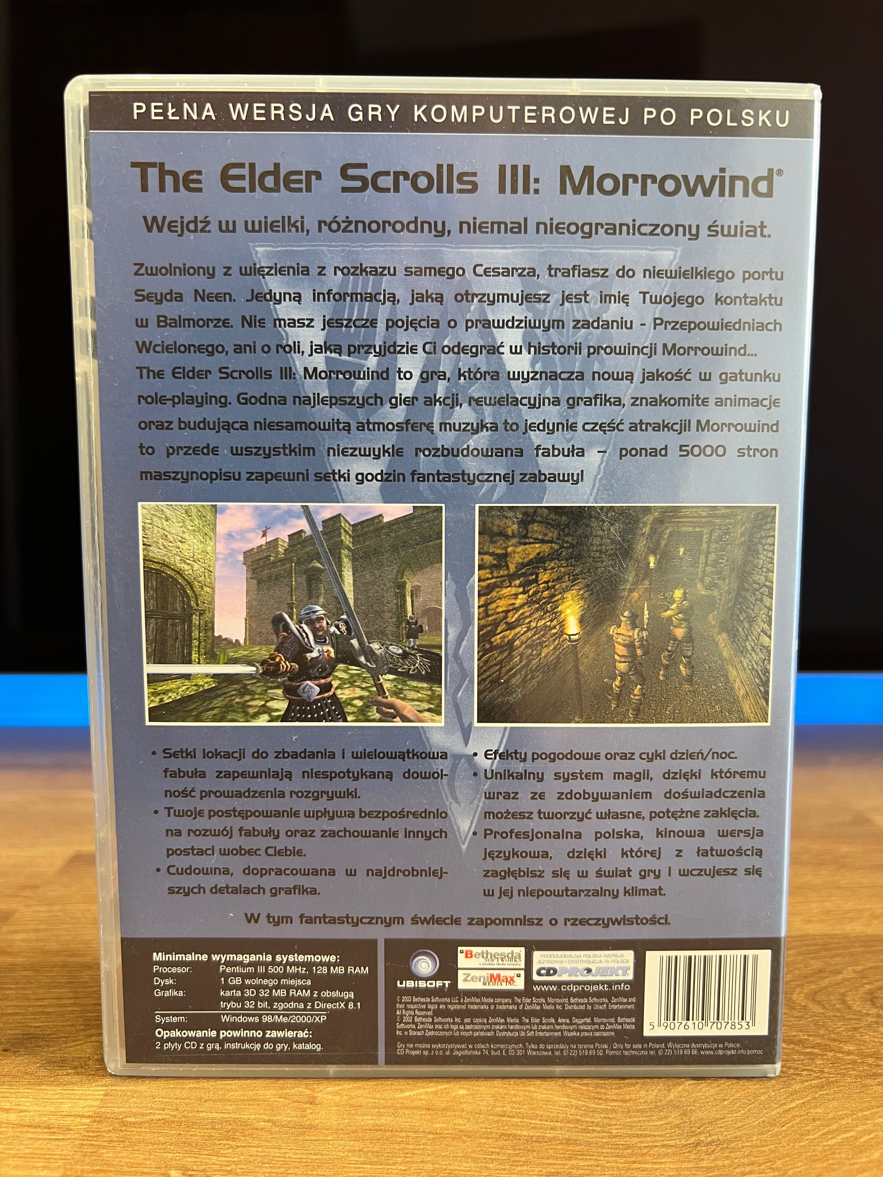 TES III Morrowind (PC PL 2003) kompletne wydanie eXtra Klasyka
