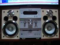 Mini Wieża Sony_CMT-GPX7_Micro Hi-Fi/MP3_Kolumny+Pilot