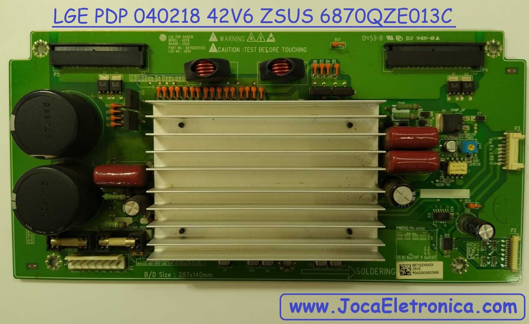 Placa Z sus Lge Pdp 42V6