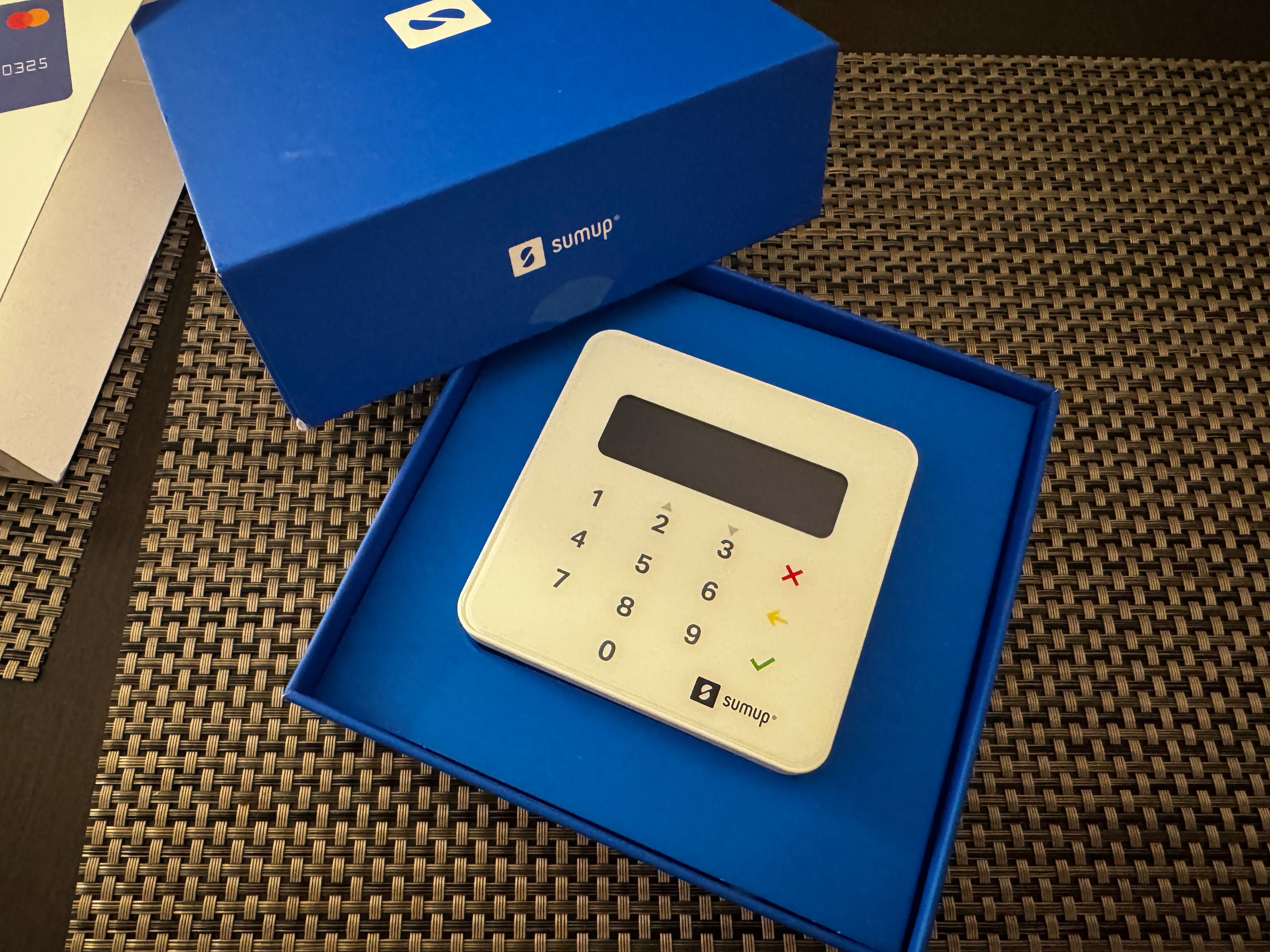 Terminal płatniczy zbliżeniowy sumup air paypass nfc chip