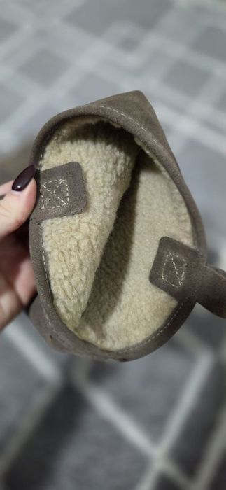 Нові замшеві сапоги