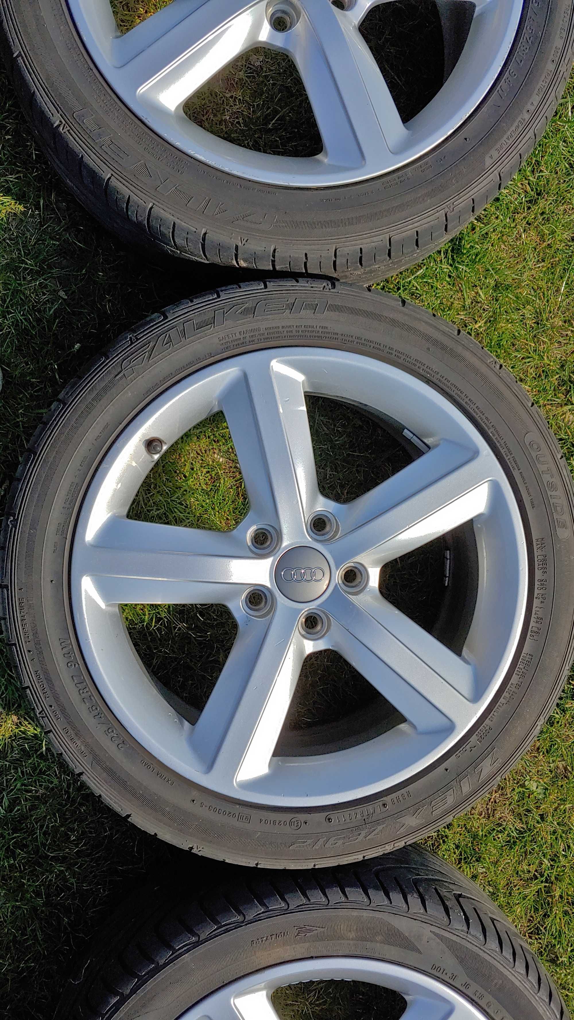 Opony koła Alusy Alufelgi Aluminiowe 17 Audi VW 5x112 S-Line Sline