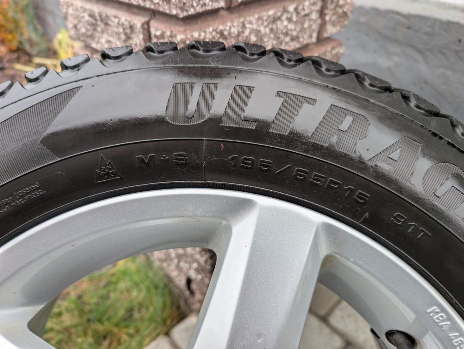 колеса 15 з зимнею гумою Goodyear 195/65 R15