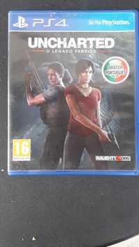 Jogo ps4  uncharted  em o legado perdido