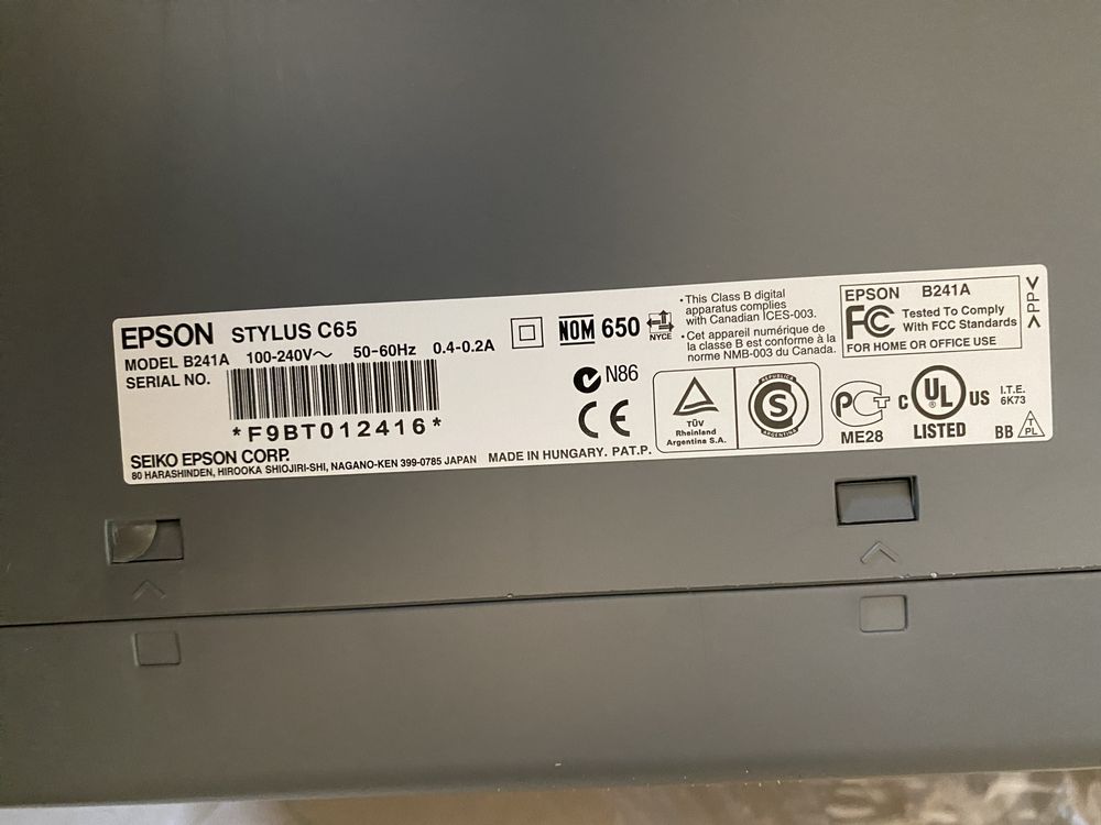 Принтер Epson C 65