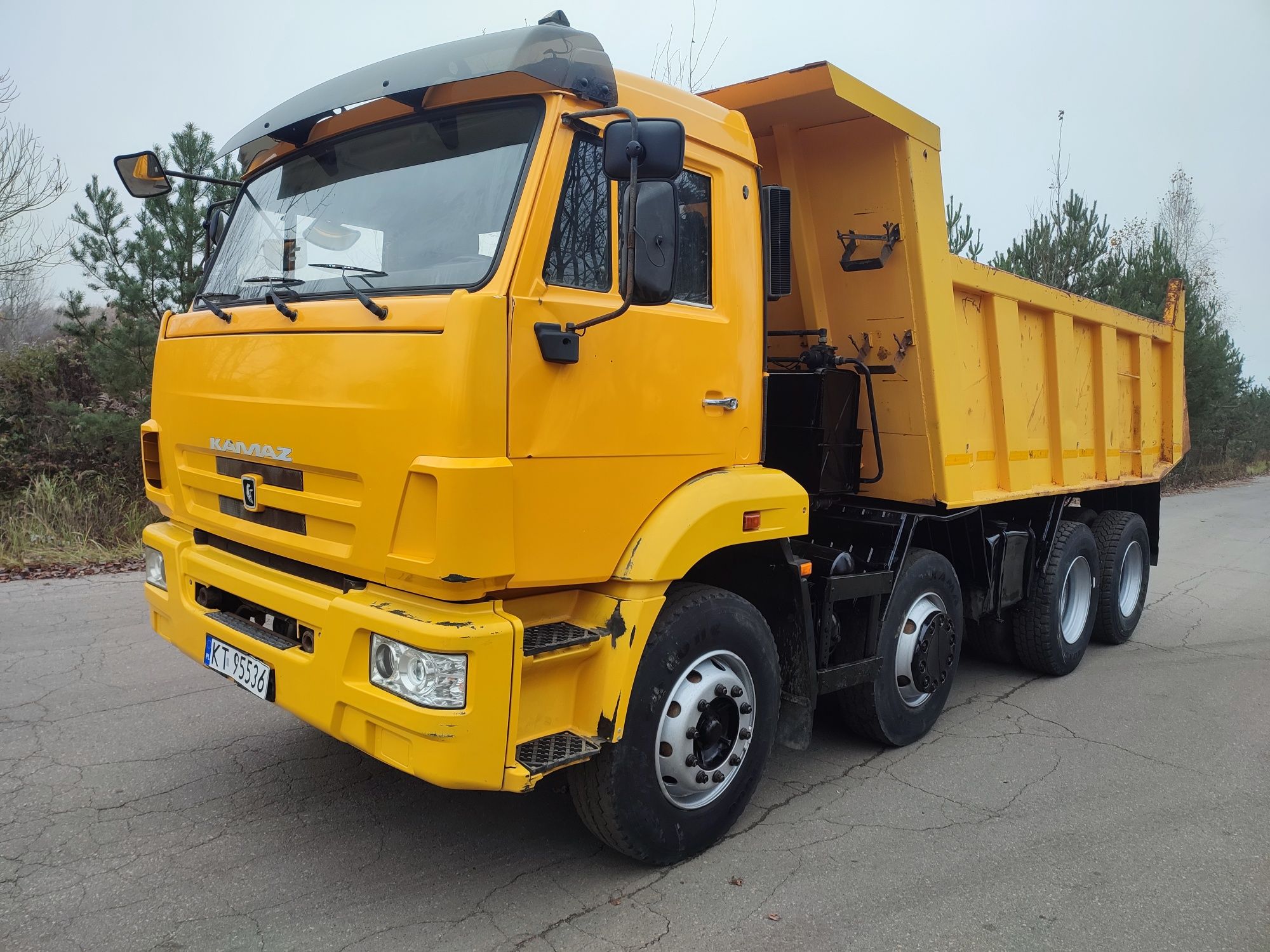 Kamaz 6540 8x4 wywrotka 2011 r przebieg 68000 km bdb stan kiper