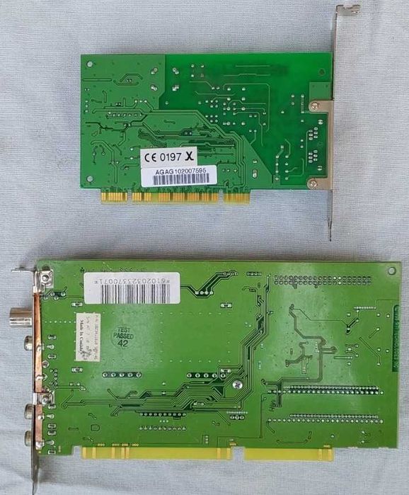 Placa de Som  /  Placa Rede/Internet. (PC Antigos)