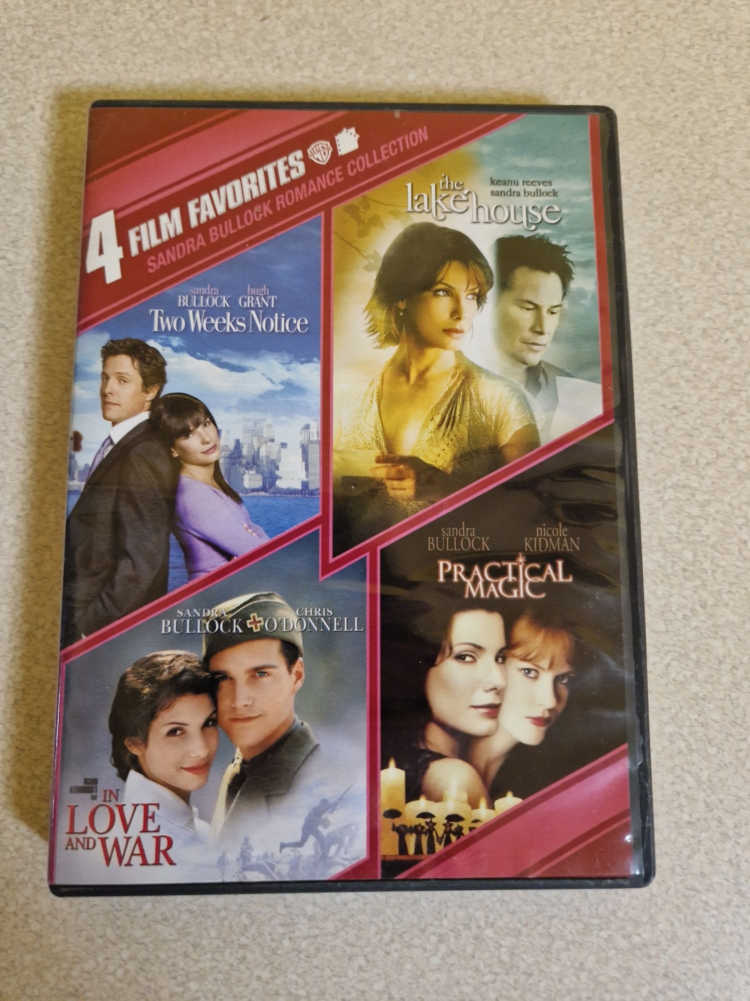 Sandra Bullock romance collection. 4 filmy na 2 cd.