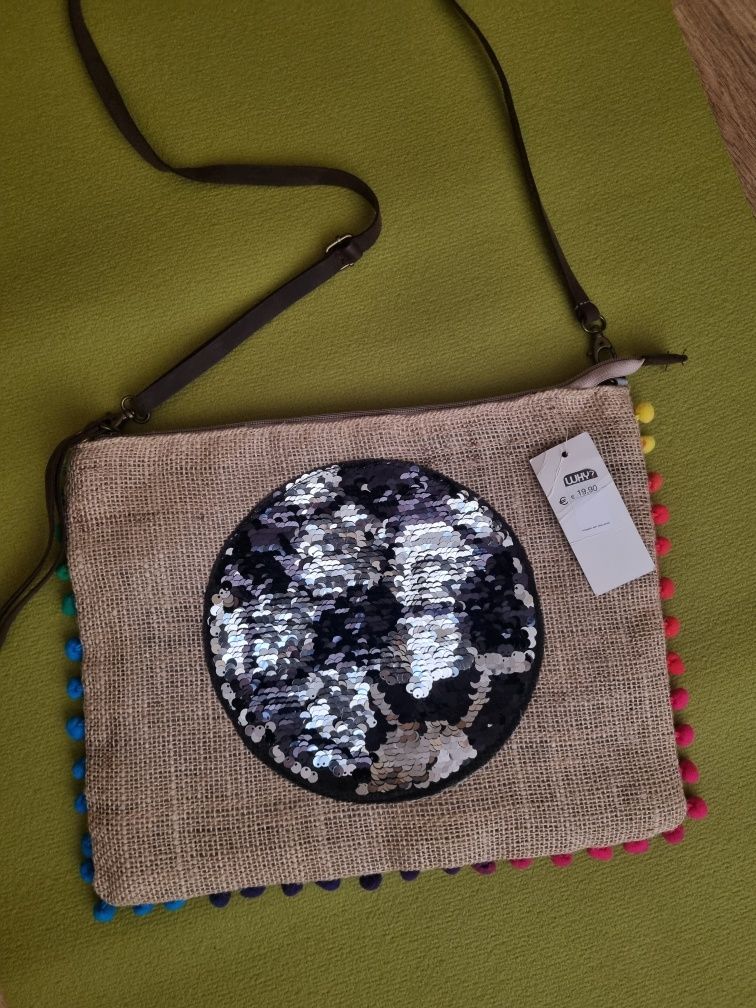 сумка жіноча подарунки жінці дівчині мішковина hand made Італія літня