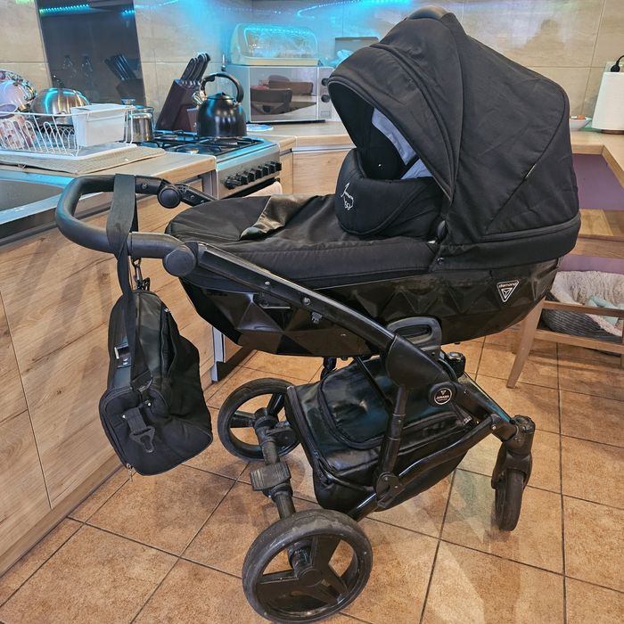 WÓZEK JUNAMA DIAMOND 3w1 + baza isofix