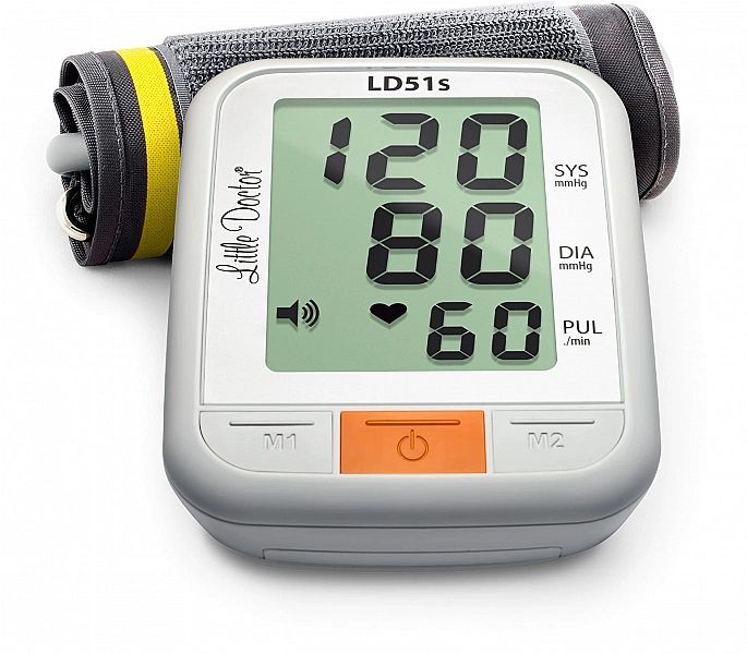 Ciśnieniomierz elektroniczny z funkcją mowy Little Doctor LD51S + zasi