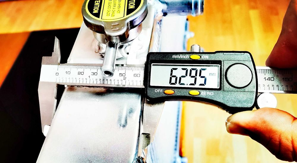 Radiador Toyota Supra JZA80 Turbo 1993 a 1998 Alumínio Performance