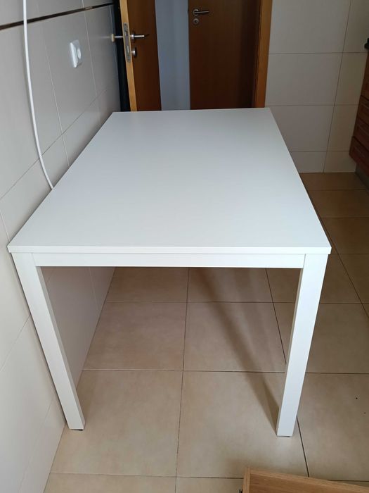 Mesa cozinha branca extensível ikea