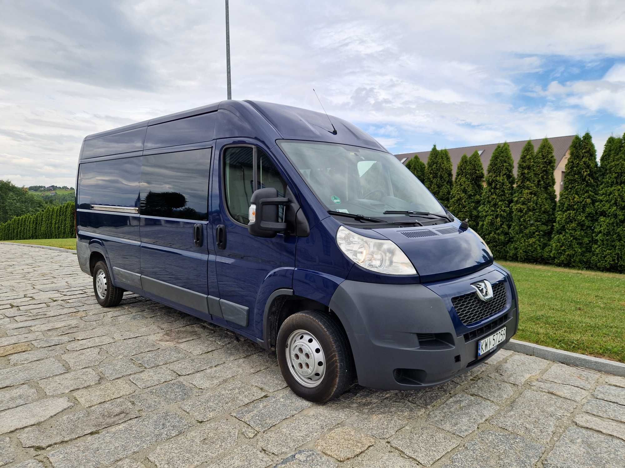 Peugeot Boxer Brygadówka 7 Osób L3H2 Krajowy 1Wł Klima ducato F-Vat23%