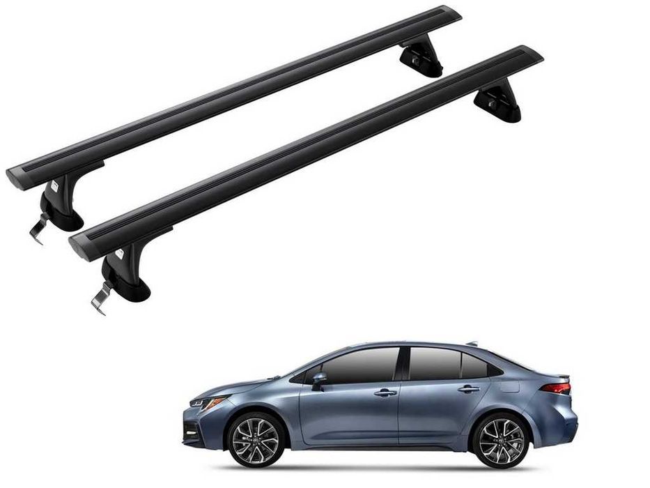 Bagażnik dachowy Toyota COROLLA XII Sedan 2018 do 2025 reling belki