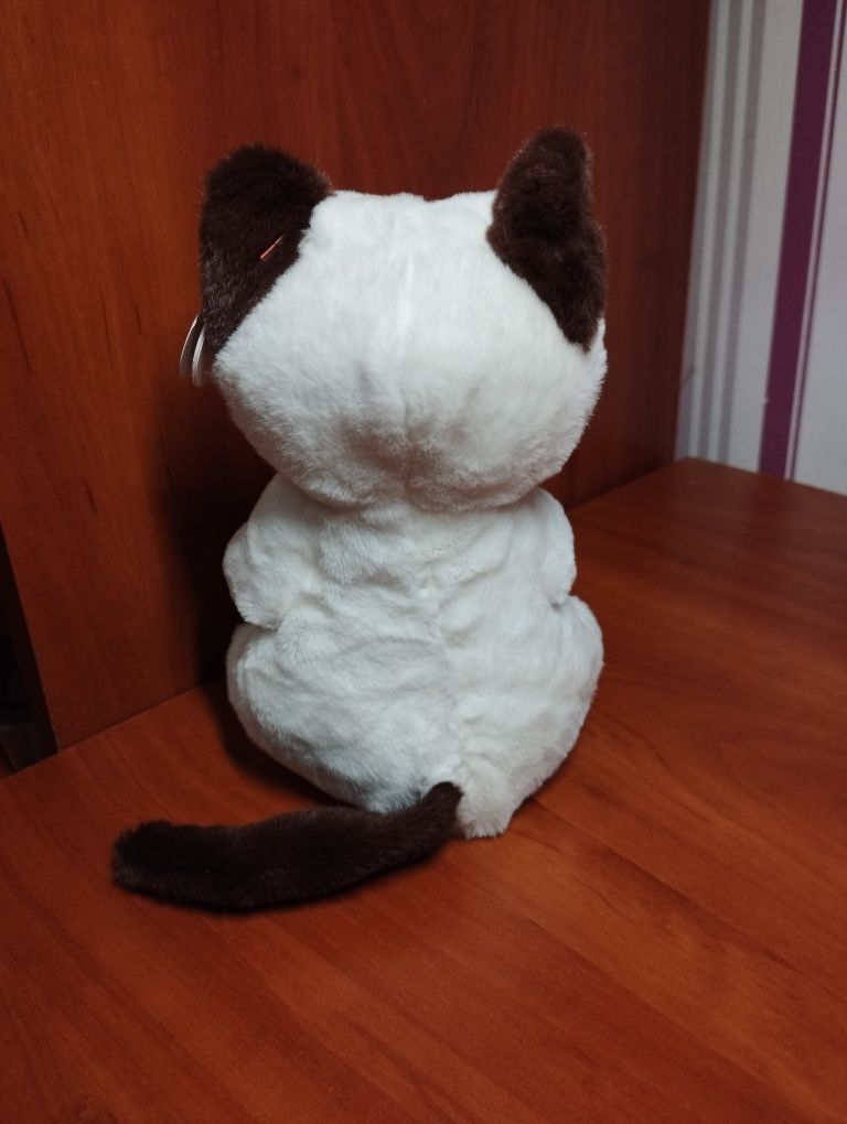 М'яка іграшка Ty Beanie bellies Сіамська кішка Miso 22 см.