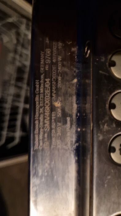 Zmywarka bosch uszkodzona