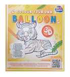Balon papierowy do kolorowania 3D DIY Tygrys