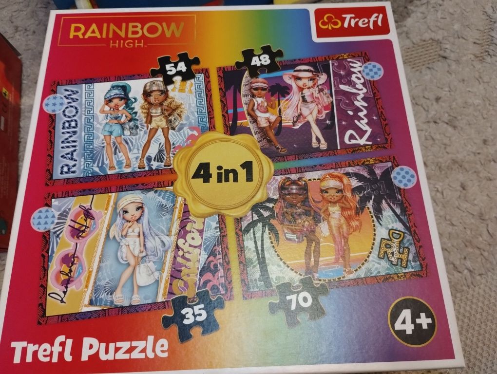 Puzzle Monster high  4+ cztery układanki