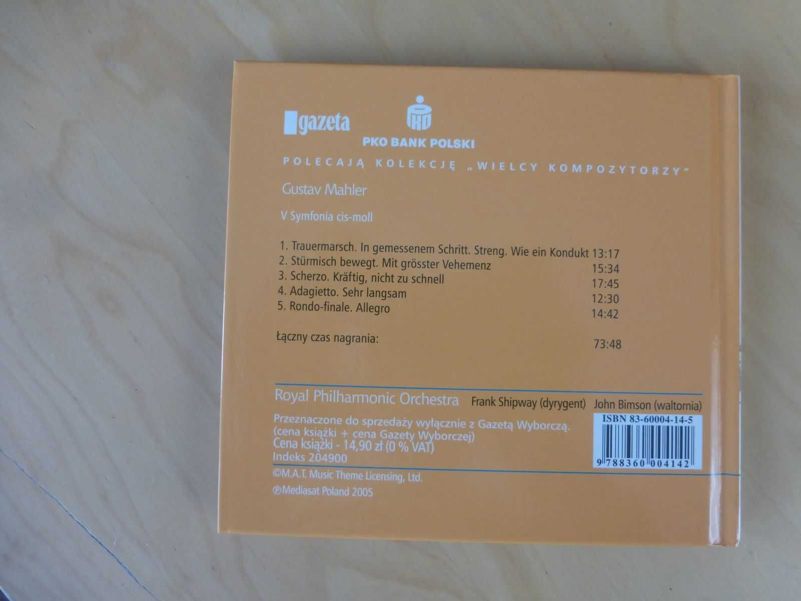 Mahler CD Wielcy Kompozytorzy cz. 8 Biblioteka Gazety Wyborczej
