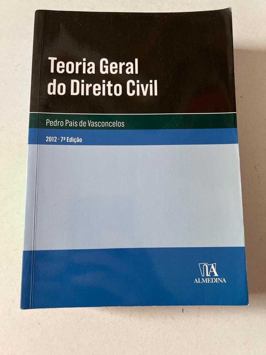 Livro - Teoria Geral do Direito Civil (correio registado incluido)