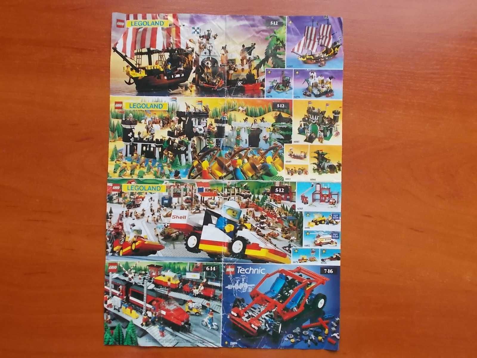 LEGO katalog 1989 mały Space europejski używany