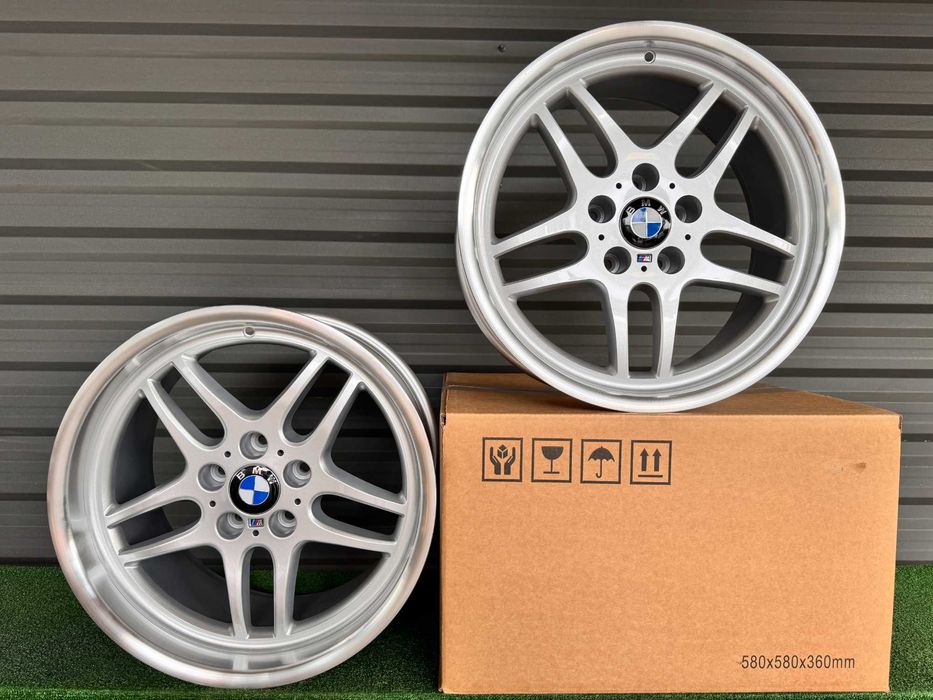 Різноширокі R18 5x120 BMW E38 E34 E39 5 7 37 M Style стиль титани бмв