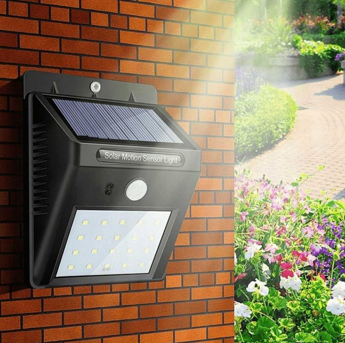Lampa solarna z czujnikiem ruchu i zmierzchu