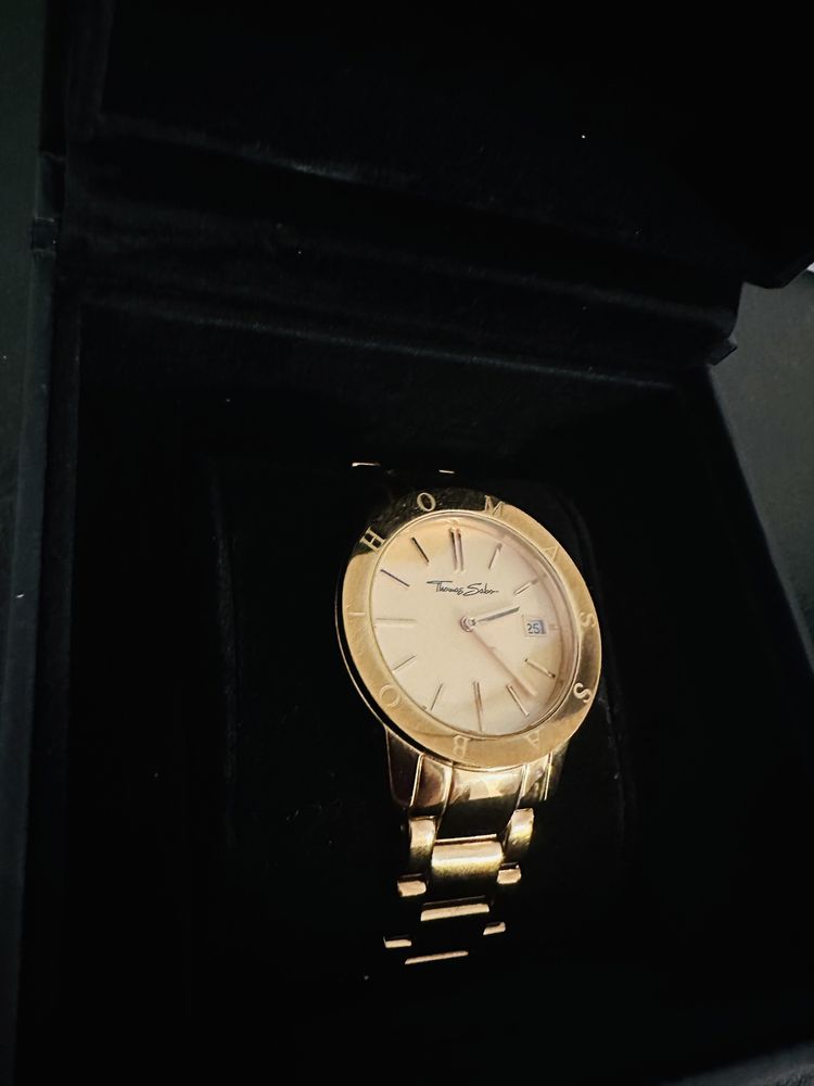 Thomas Sabo Zegarek damski Soul różowe złoto analogowy kwarc
