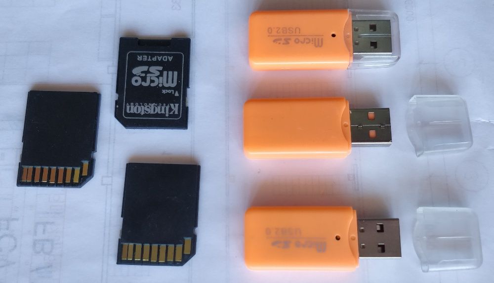 MicroSD USB MMC перехідники