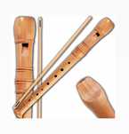 Flet drewniany prosty instrument PREZENT