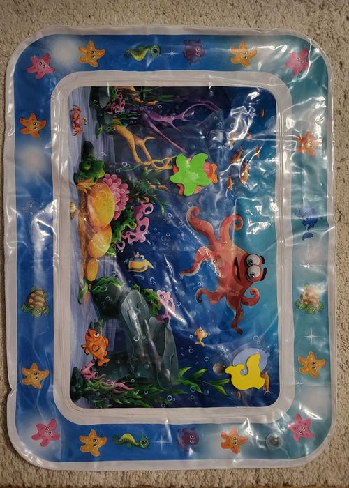 Водний,  розвивальний килимок для дітей від 3-х місяців з рибками.