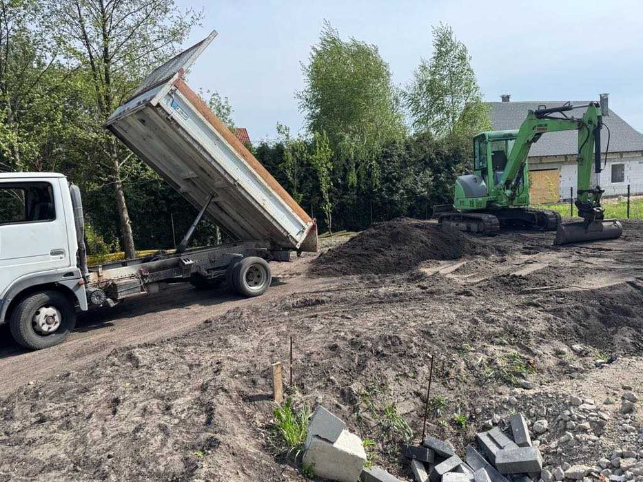 Drobny Kamień Mała Wywrotka 4-31mm na Podwórko Drogi i do Ogrodu