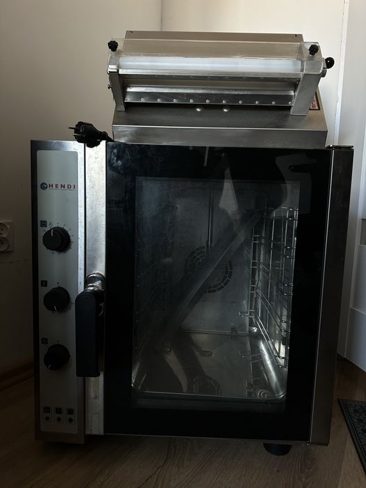 Piec konwekcyjno-parowy 5x GN2/3 - sterowanie manualne HENDI 225530