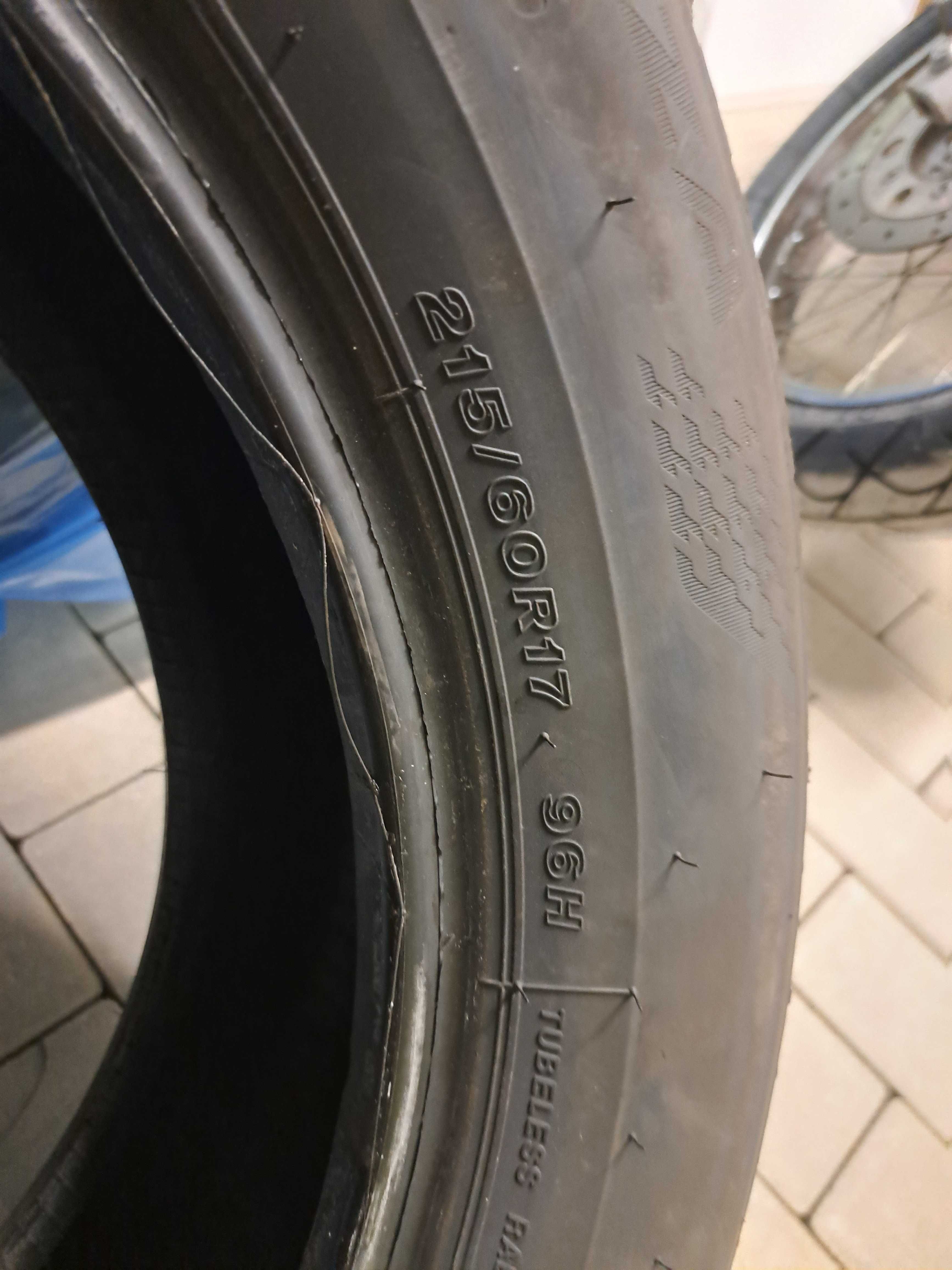 Bridgestone Turanza T005, 215/60 R17, jak nowe