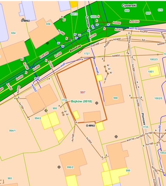 Działka 600 m2 Gliwice-Bojków