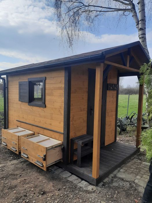 Domek do apiterapii 6 uli bienenhaus uloterapia świerk skandynawski