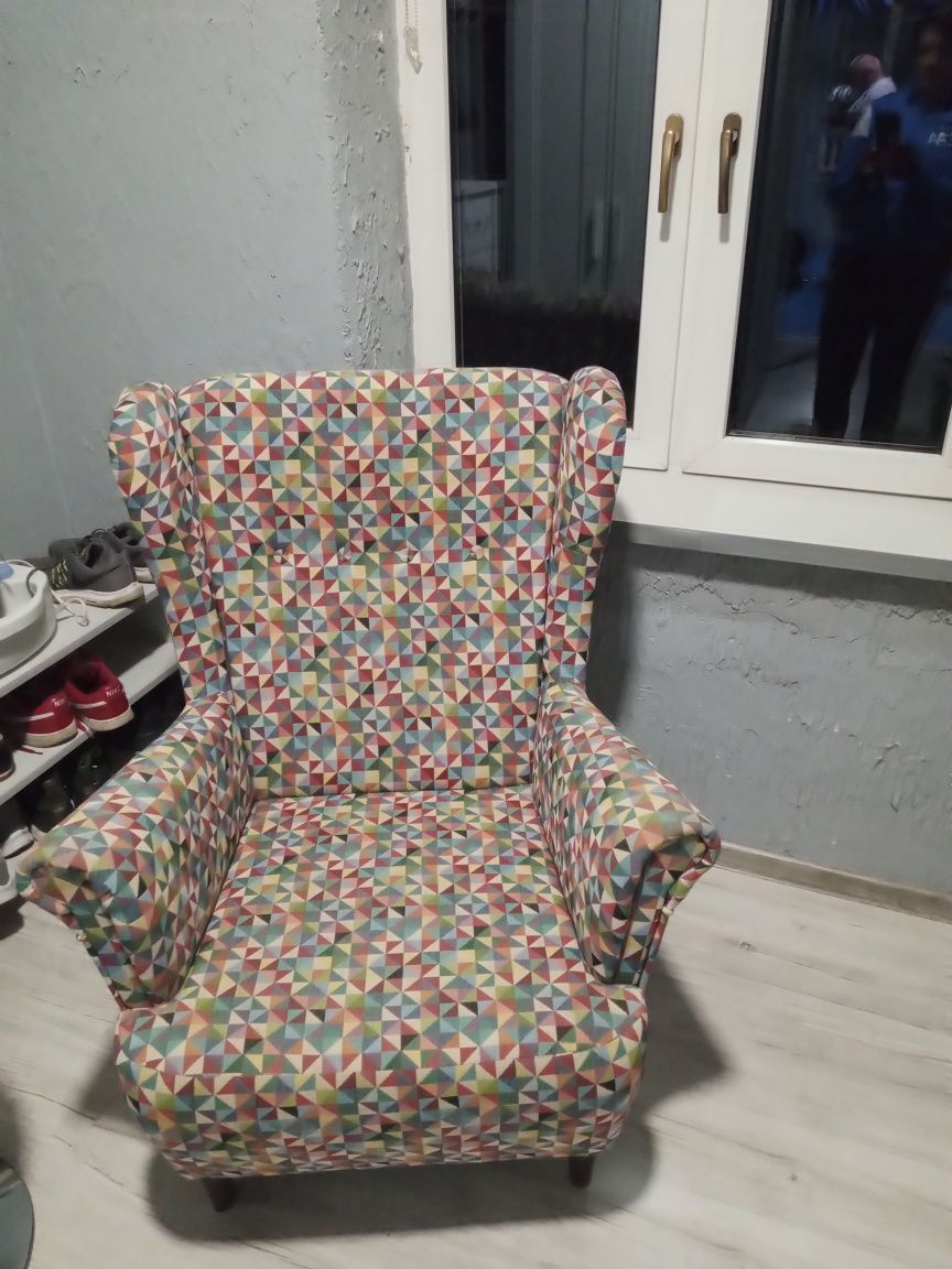 Fotel kolorowy nowoczesny