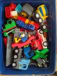 Duży pojemnik  LEGO Duplo , różne zestawy wymieszane