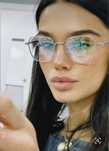 Oprawy okularowe okulary korekcyjne Chloe CH01650 zlote