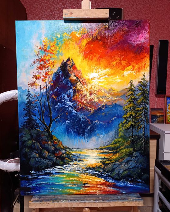 Картина олією  на полотні.