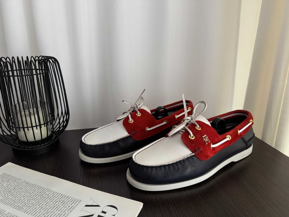 Топсайдери, мокасини шкіряні Tommy Hilfiger (Оригінал, 42 р).