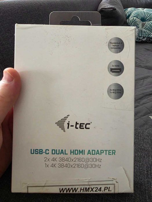 Adapter i-tec USB-C Dual HDMI 4K - Podłącz dwa monitory