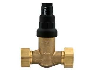Zawór upustowy różnicy ciśnień DU z nastawą 3/4'' mosiężny AFRISO