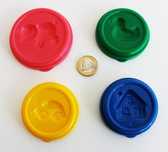 Moldes para criança moldar plasticina, argila, barro e gesso
