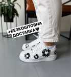 БЕЗ ПРЕДОПЛАТ‼️Кросівки Nike Air Force 1 Low Denim Tears Custom (Білі)