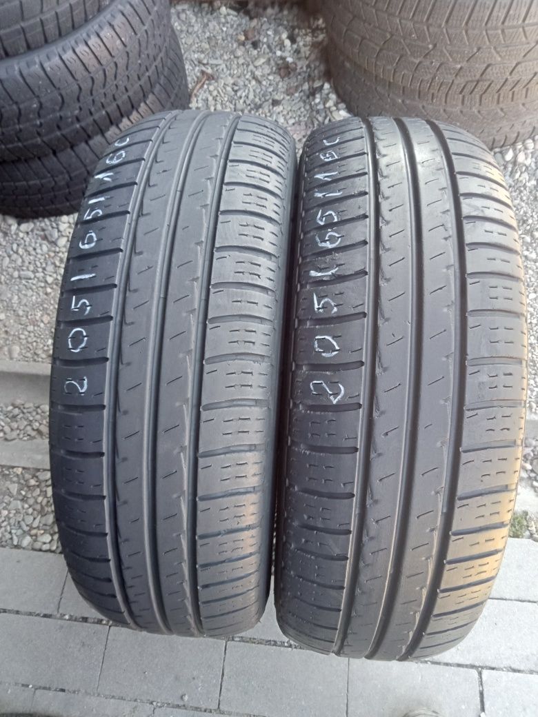 2x Opony Używane Letnie 205/65R16C Hancook