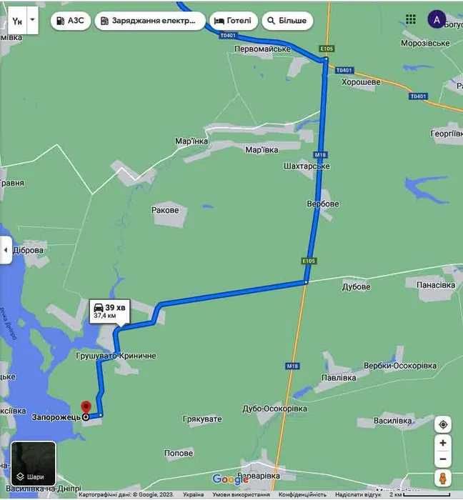 Дача в Синельниковском районе с/т Тягинка