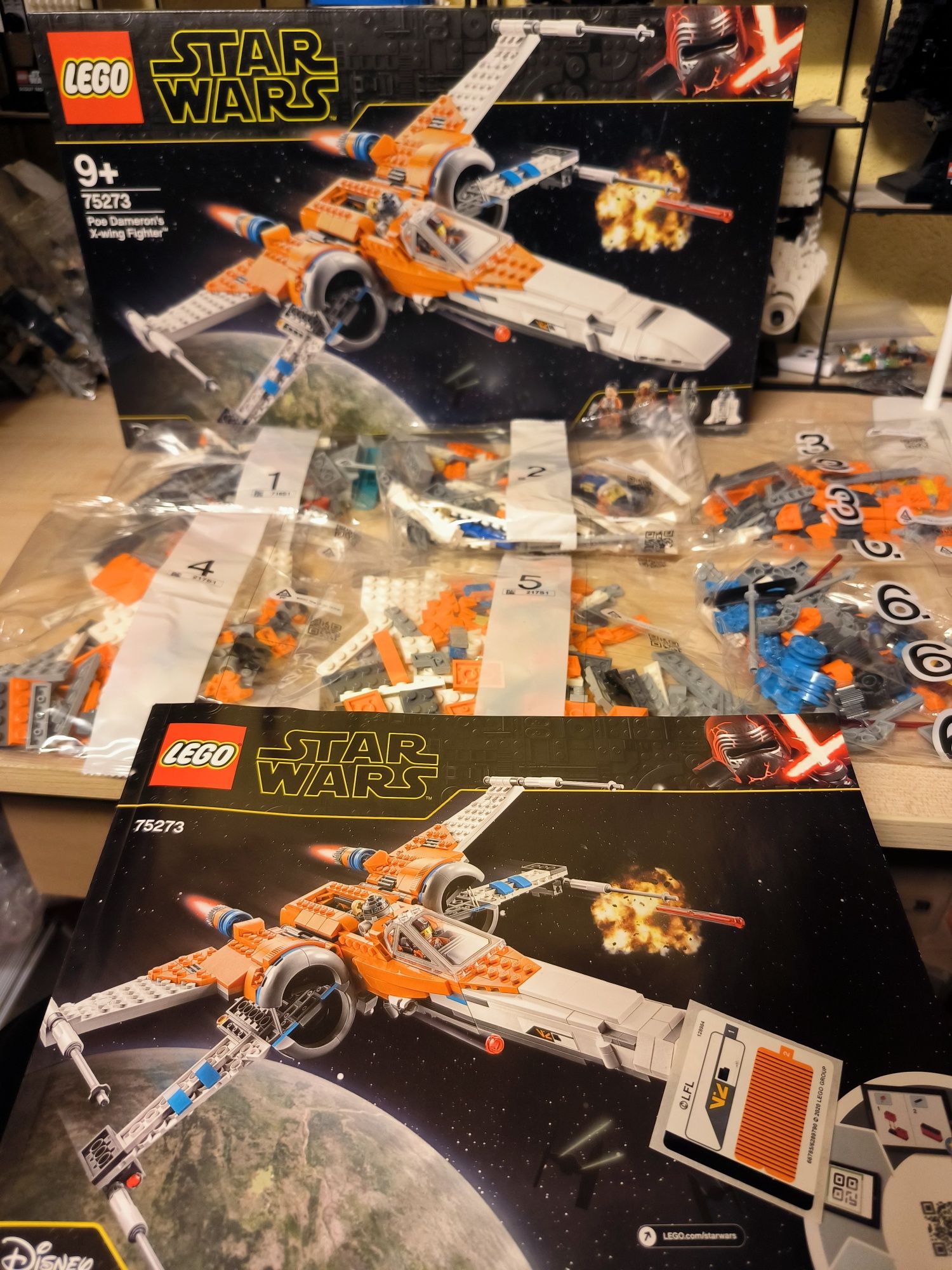 Без фігурок новий Lego 75273 Poe Dameron's X-wing Fighter Винищувач Х