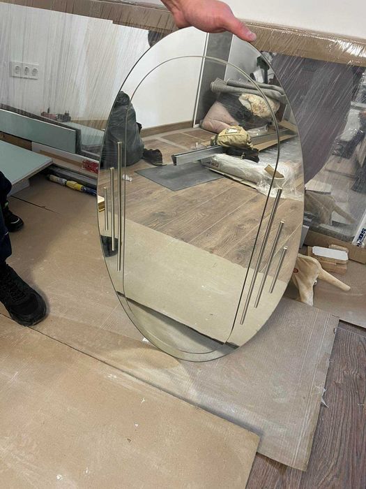 Продам вживані двері з рамою та дзеркало